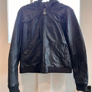 Steve Madden Black Leather Jacket